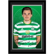 Personalised Celtic FC Forrest Autograph Player Photo Framed Print