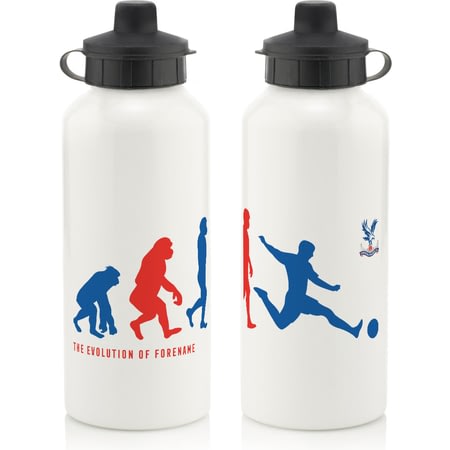 Personalised Crystal Palace FC Player Evolution Aluminium Sports Water Bottle