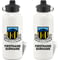 Personalised Hebburn Town FC Bold Crest Aluminium Sports Water Bottle