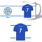 Personalised Leicester City FC Shirt Mug & Coaster Set