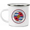 Personalised Reading FC Back Of Shirt Enamel Camping Mug