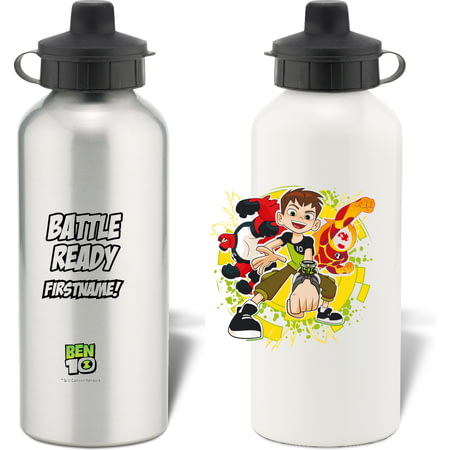 Personalised Ben 10 Battle Ready Water Bottle