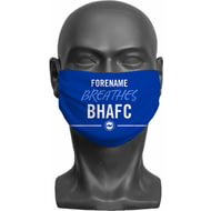 Personalised Brighton & Hove Albion FC Breathes Adult Face Mask