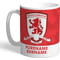 Personalised Middlesbrough Bold Crest Mug