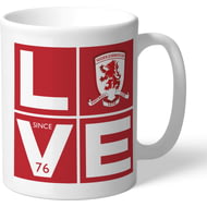 Personalised Middlesbrough Love Mug