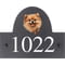 Personalised Pomeranian Dog Motif Slate House Name or Number Plaque/Sign - 25x20cm