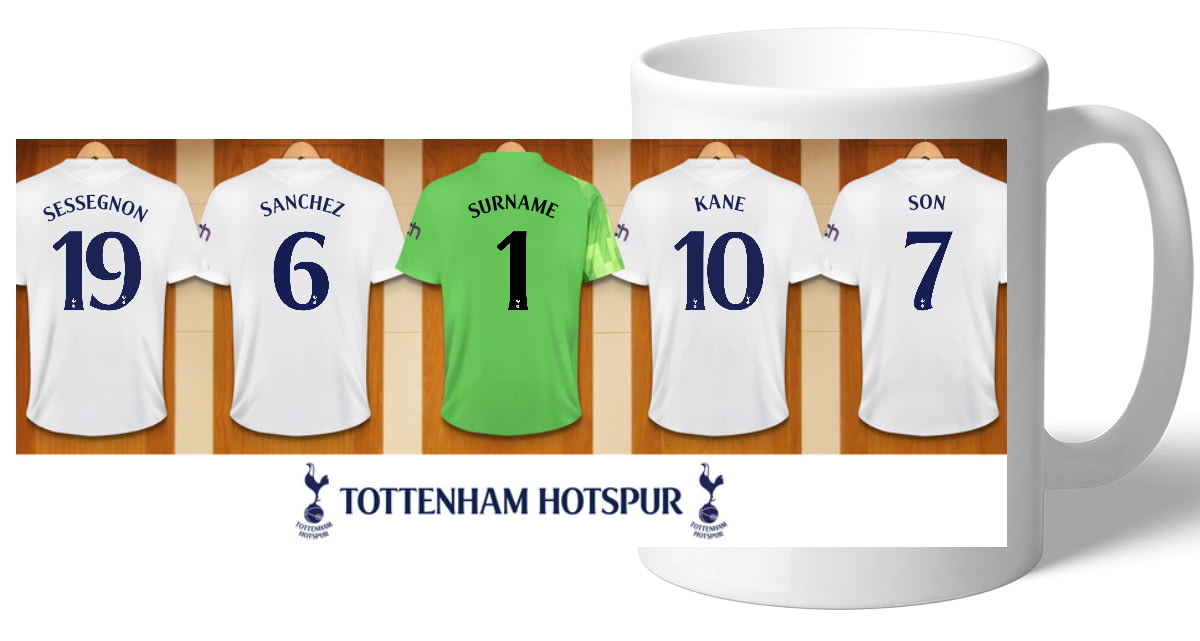 personalised tottenham shirt