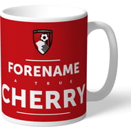 Personalised Bournemouth True Cherry 11oz Ceramic Mug