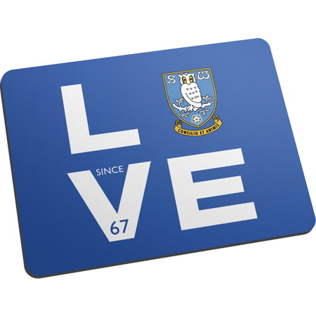 Personalised Sheffield Wednesday Love Mouse Mat