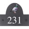 Personalised Wood Pigeon Bird Motif Slate House Name Or Number Plaque/Sign - 25x20cm